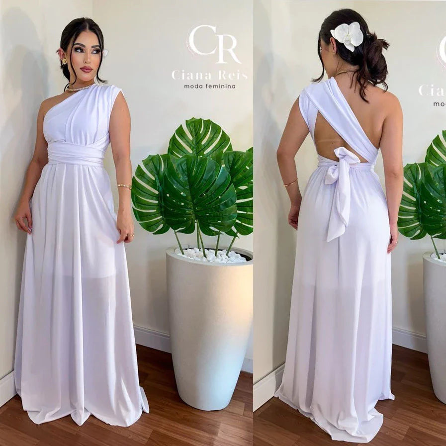 vestido Longo Várias Formas Infinity Multiformas Multiuso Festas Casamento Madrinhas Formatura