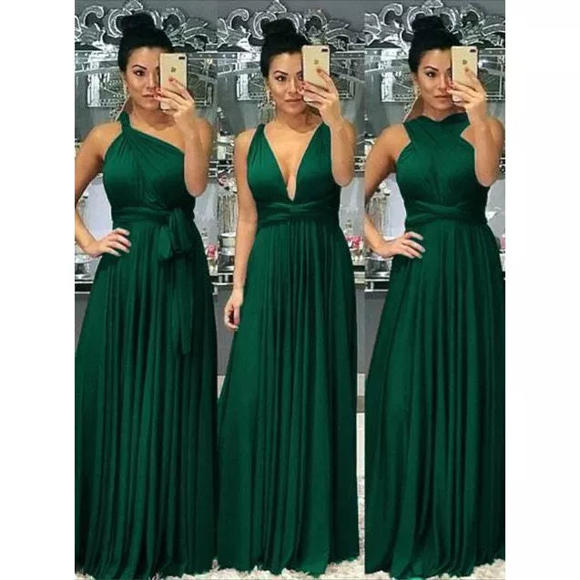 vestido Longo Várias Formas Infinity Multiformas Multiuso Festas Casamento Madrinhas Formatura