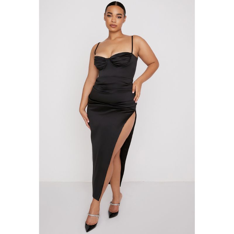 Vestido Midi Jade Preto