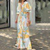 Vestido Longo Estampado (COD 1041)