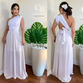 vestido Longo Várias Formas Infinity Multiformas Multiuso Festas Casamento Madrinhas Formatura