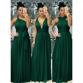 vestido Longo Várias Formas Infinity Multiformas Multiuso Festas Casamento Madrinhas Formatura