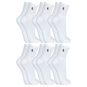 Kit com 6 Pares de Meias Cano Médio Algodão Lupo