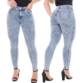 Kit 4 Calças Feminina Cintura Alta Skinny Jeans Com Lycra Levanta Bumbum