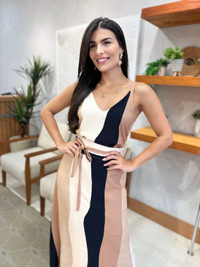 Vestido Longo Heloise Listras (COD 1036)