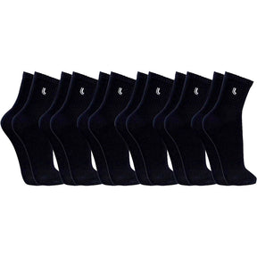 Kit com 6 Pares de Meias Cano Médio Algodão Lupo