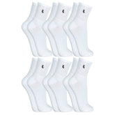 Kit com 6 Pares de Meias Cano Médio Algodão Lupo