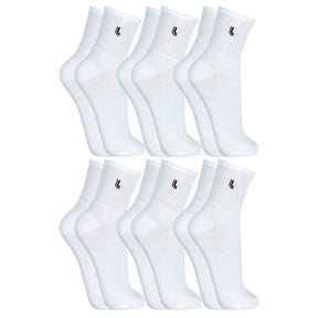 Kit com 6 Pares de Meias Cano Médio Algodão Lupo