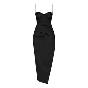 Vestido Midi Jade Preto